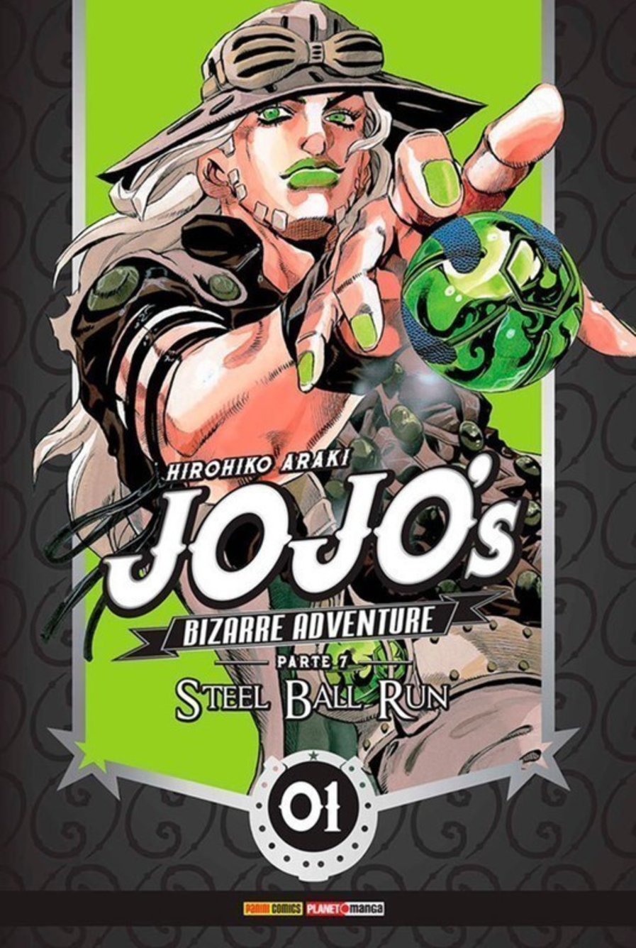 ＳＴＥＥＬ　ＢＡＬＬ　ＲＵＮ　1初版 Jojo's Bizarre Adventure – Parte 7 – Steel Ball Run 01