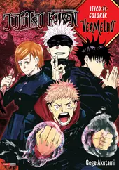 Jujutsu Kaisen - Livro De Colorir - "Vermelho"