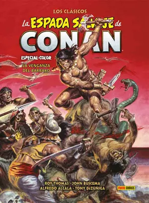 LOS CLÁSICOS DE LA ESPADA SALVAJE DE CONAN ESPECIAL COLOR: LA VENGANZA DEL BARBARO